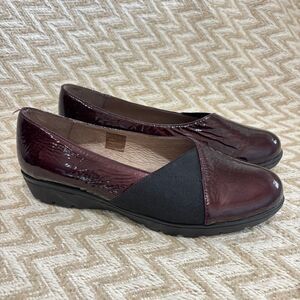 Wonders Women's Made in Spain Patent Leather Loafers Slip On Shoes Size 6